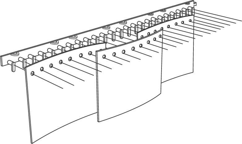 12" Strips 67% Overlap