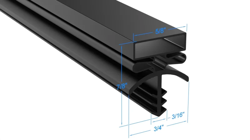 Refrigeration gasket profile 1567