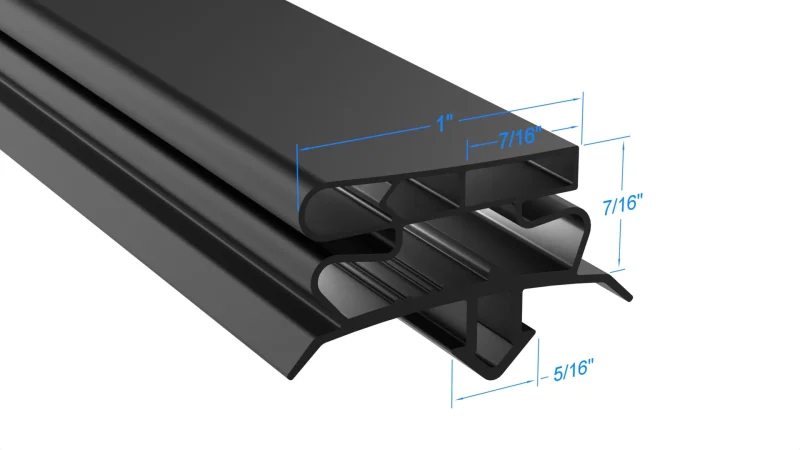 Refrigeration gasket profile 1634